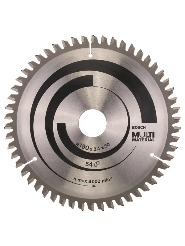 Bosch Sirkelsagblad Multi Material 190 x 30 x 2,4 mm; 54