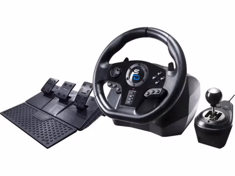 Subsonic Superdrive GS 850-X Steering Wheel - Wired Steering wheel & Pedal set - Sony PlayStation 4