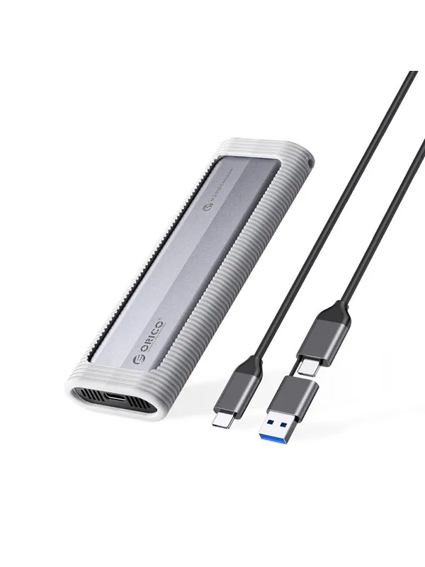 ORICO AXM2-G2-V1 M.2 NVME USB-C/USB-A to USB-C 10Gb/s Disk Drive - Gray