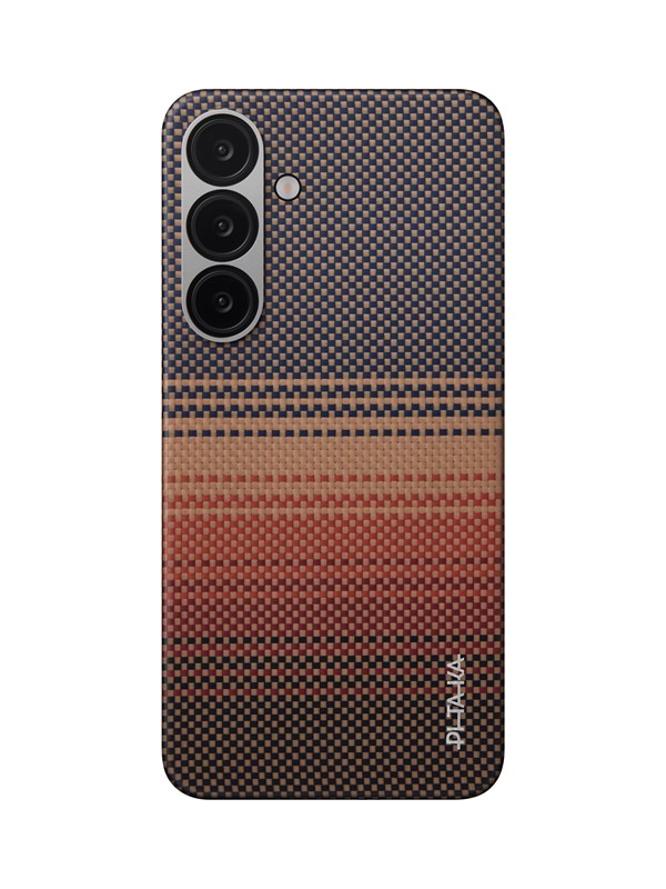 PITAKA Tactile Woven Case Sunset - Samsung Galaxy S25