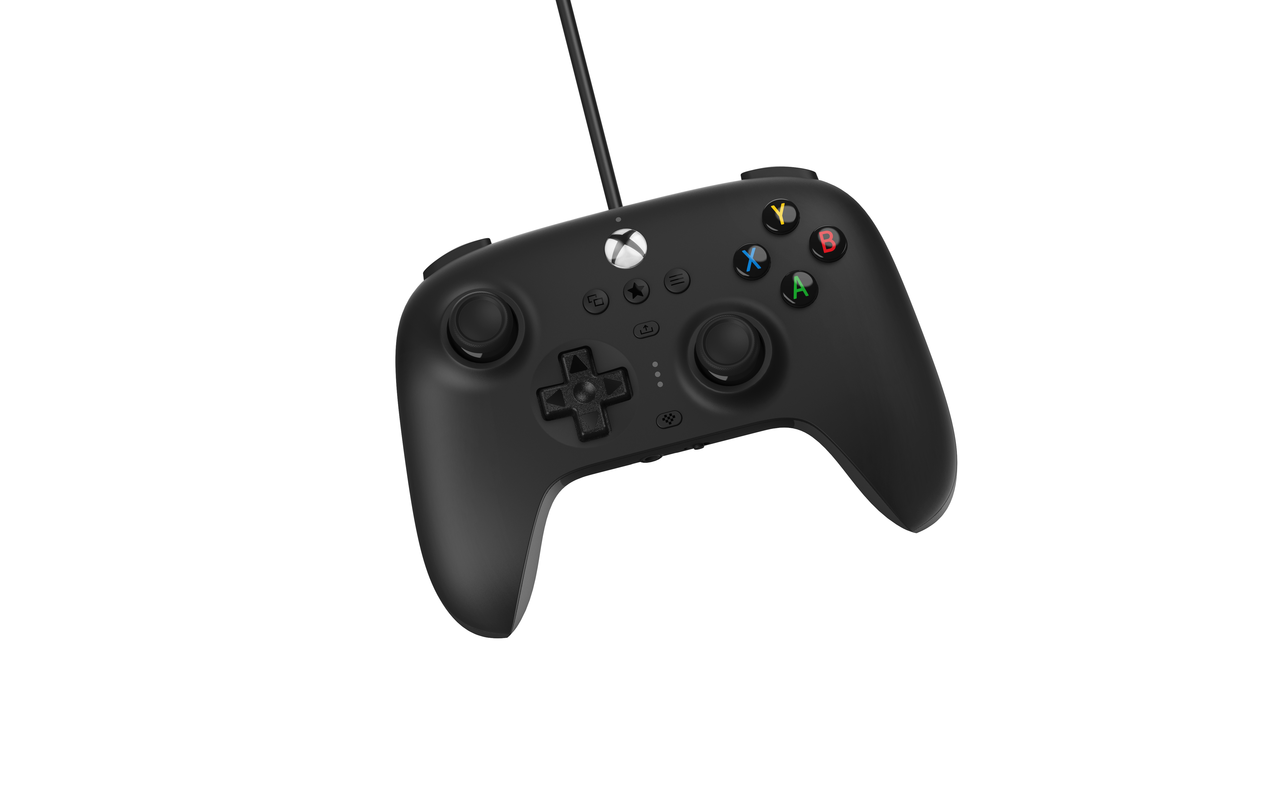 8Bitdo Ultimate Wired Controller, svart, Xbox / PC