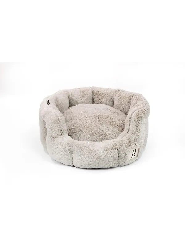 51 Degrees North 51 - Supersoft - Round Softbed - Light Grey - M: 5