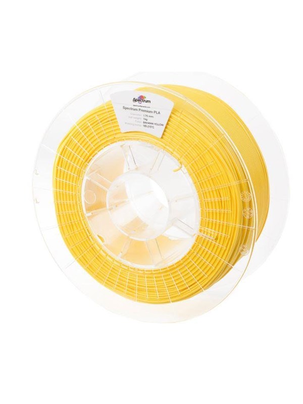 Spectrum 3D Filament / PLA Premium / â 1.75 mm / Bahama Yellow / 1 kg