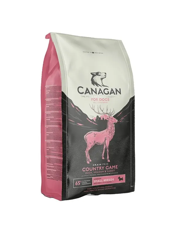 Canagan Country Game duck venison and rabbit - Small Breeds - dry dog food - 6kg