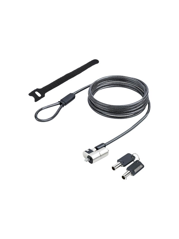 StarTech.com Nano Laptop Cable Lock 6ft (2m) Anti-Theft Keyed Lock Security Cable Locks Nano Slot Computers