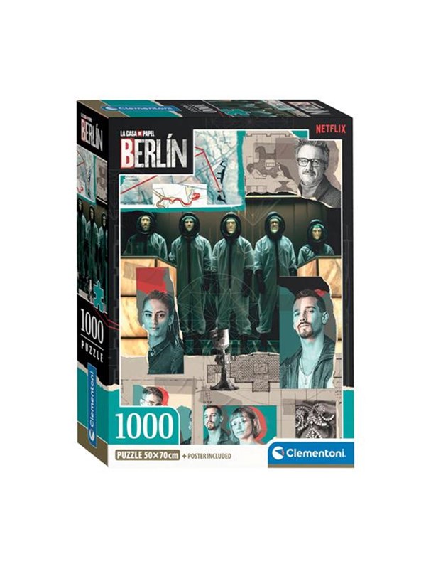 Clementoni Jigsaw Puzzle La Casa de Papel 1000pcs. Gulv
