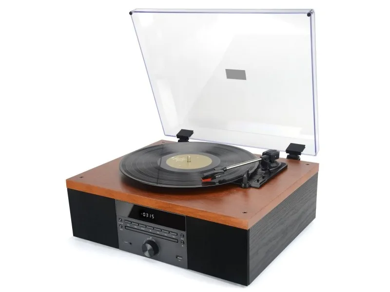 Akai turntable att-14bt Brown