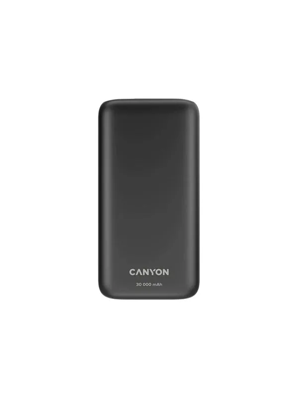 Canyon PB-301 30000 mAh Powerbank PD 20W, Sort - 30 Wh