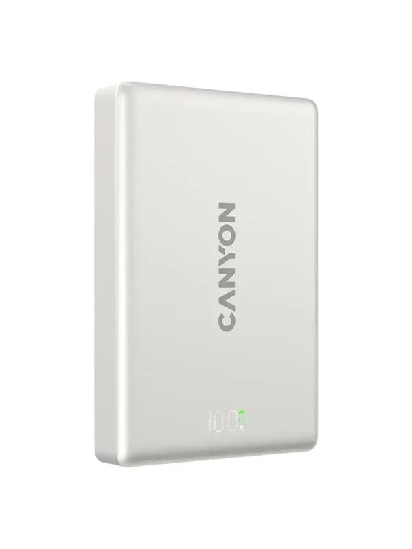 Canyon OnPower 511 MagSafe Powerbank 10000mAh, Bei - 10000 mAh