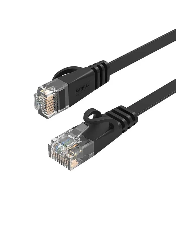 ORICO PUG-C7B CAT7 10Gbps RJ45 Ethernet Network Cable Internet LAN Flat 20m - Black