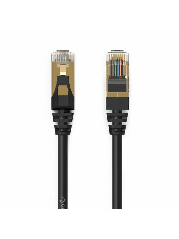 ORICO PUG-C7 CAT7 10Gbps RJ45 Ethernet Network Cable Internet LAN Round 3m - Black