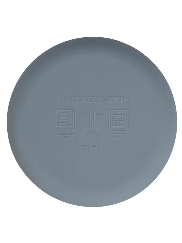 51 Degrees North 51 - Sili Bowl - Cat Bowl - Petrol - 300ml