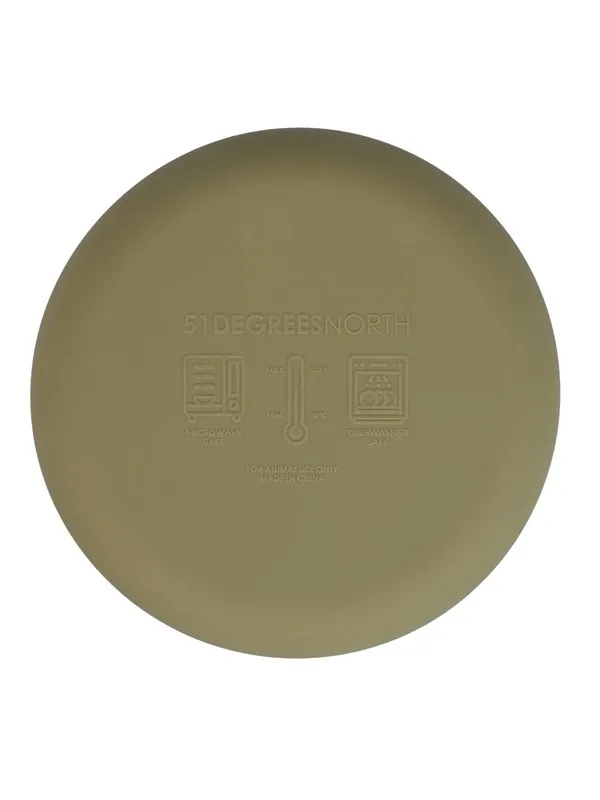 51 Degrees North 51 - Sili Bowl - Cat Bowl - Khaki - 300ml