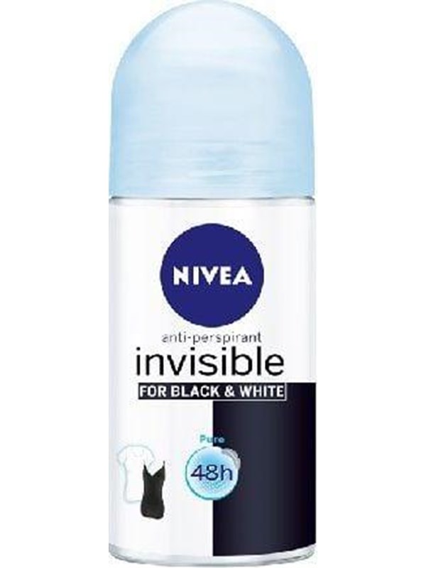 Nivea Invisible Black & White Deodorant Roll-On