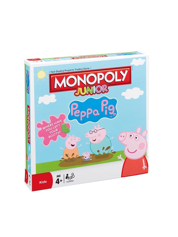 Winning Moves Monopoly Junior - Peppa Pig/Gurli Gris (ENG)