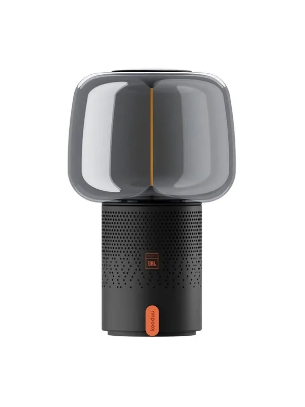 Kooduu Serena Play Portable speaker lamp powered by JBL - Metallic Anthracite