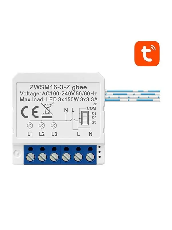 Avatto Smart Switch Module ZigBee ZWSM16-W3 TUYA