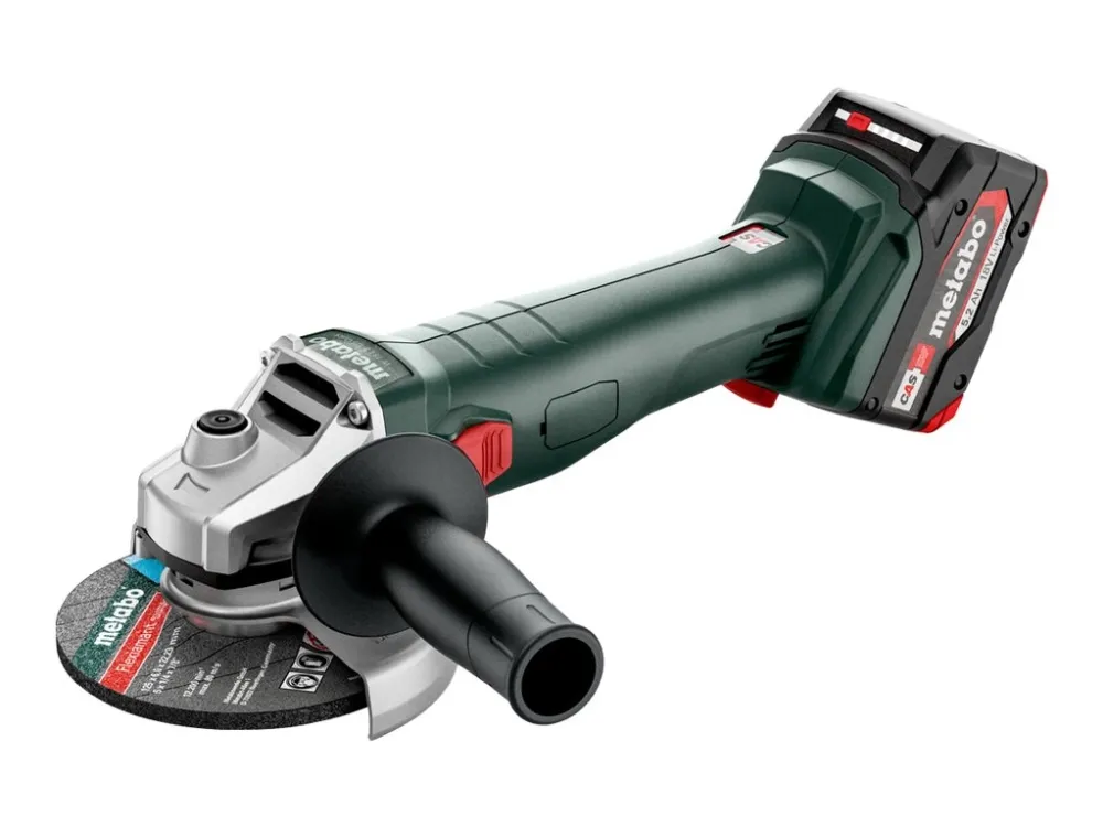 Metabo W 18 L 9-125 QUICK - angle grinder - cordless - 125 mm - 2 batteries