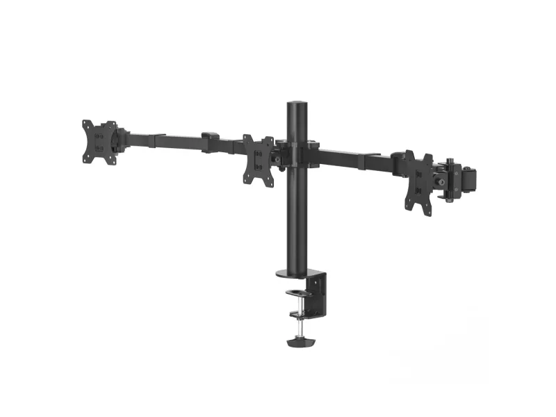 Hama Monitor Holder 3 Monitors Height-adjustable Swivel/Tilt 13" - 27"