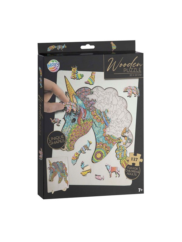 Creative Craft Group Wooden Jigsaw Puzzle Unicorn 137pcs. Tre