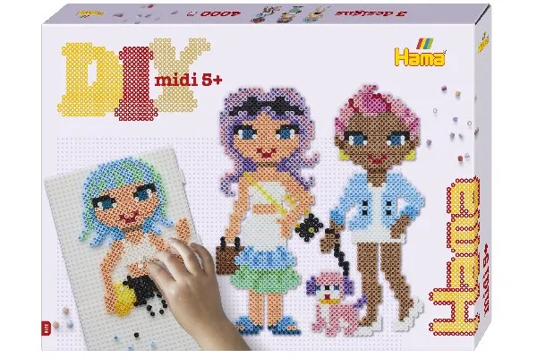 Hama Ironing Bead Set Gift Box - Fashion Girls 40