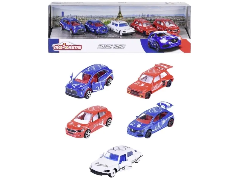 Majorette French Touch Biler 5-Pack Gaveeske