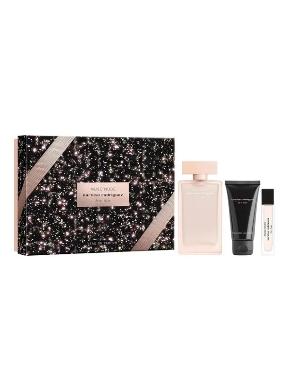 Narciso Rodriguez Set : For Her Musc Nude Eau De Parfum, For Women