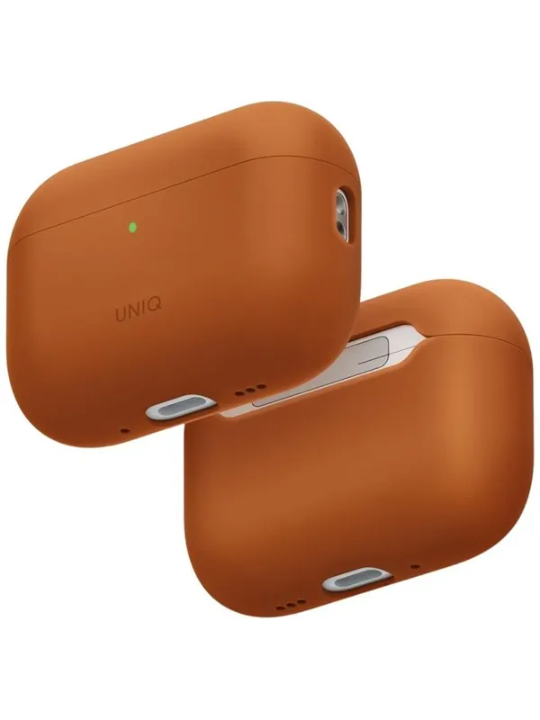 UNIQ Lino Silicone Case for AirPods Pro 3 - Orange