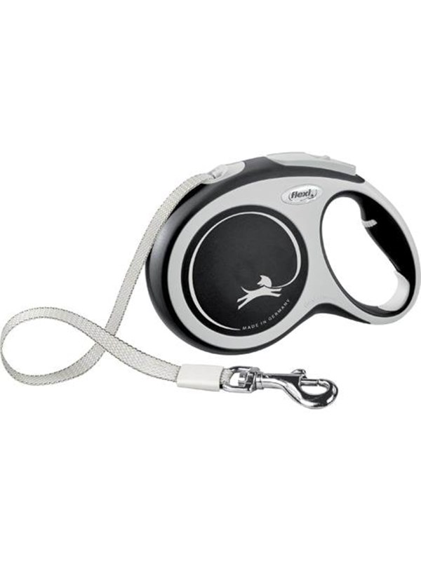 Flexi New Comfort L Tape Leash 8m 50kg Black