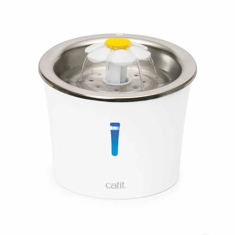 Catit Flower Drikkefontene i Rustfritt Stål 3Liter
