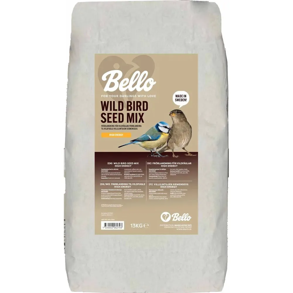 Bello villfugl frøblanding High Energy - 13 kg