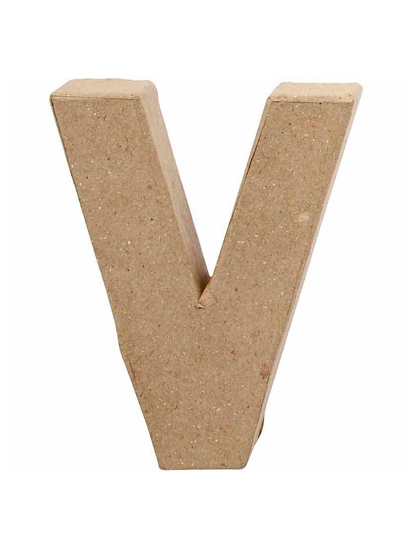 Creativ Company Letter Papier-mache Small - V