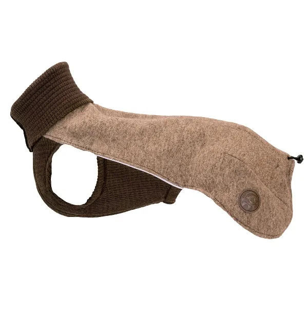 Sidney ulldekken i merinoull  -  for korthårede hunder - M-L 48 cm - Sand