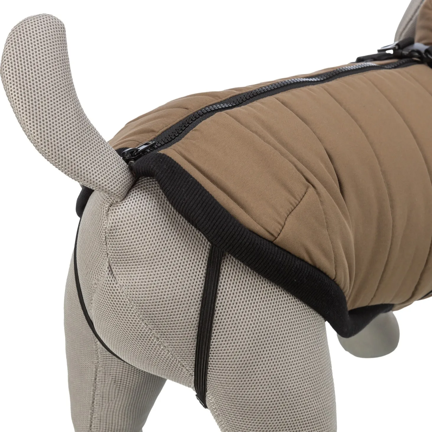 Trixie Pirou vinterjakke med hundesele - XS 30cm - Sand