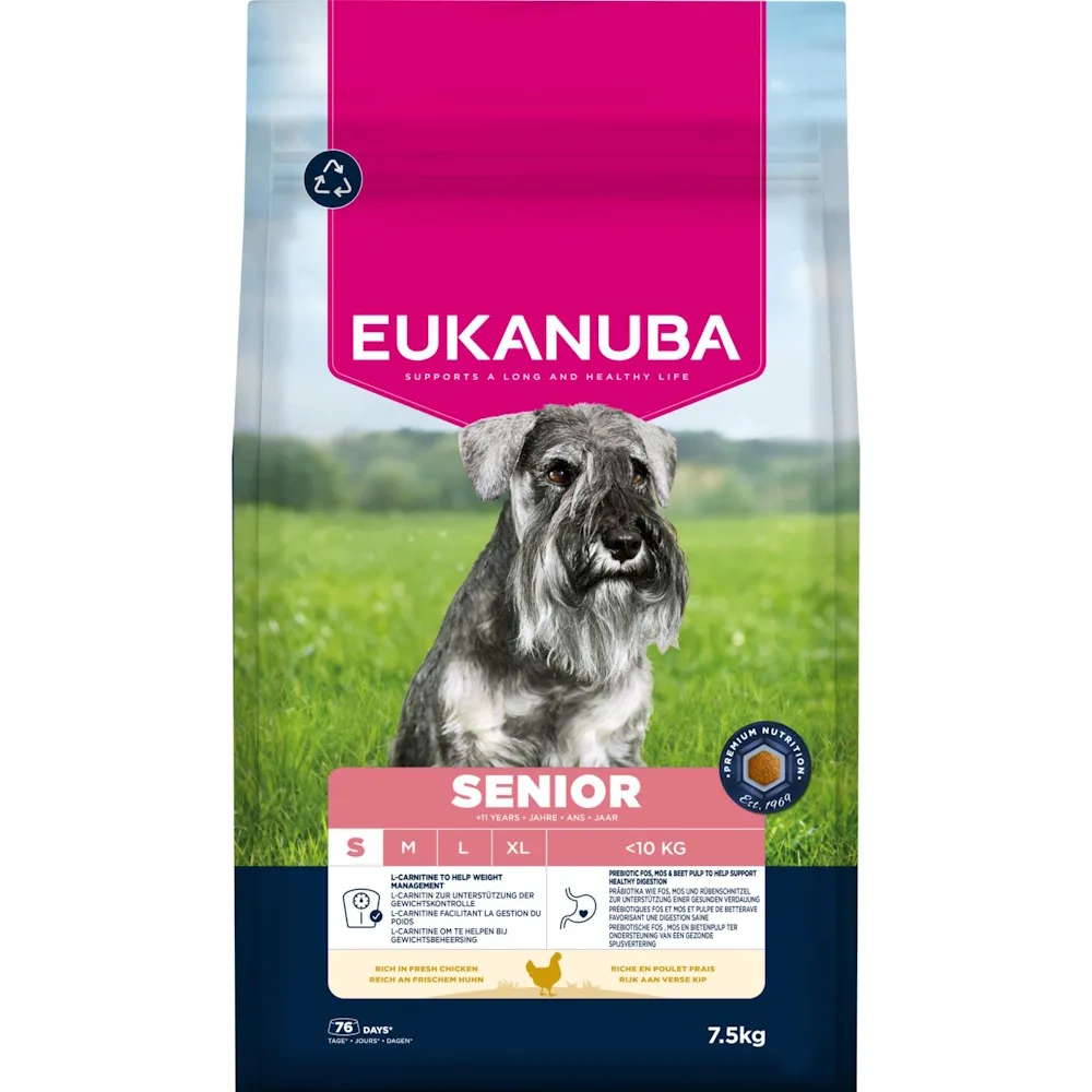 EUKANUBA Senior Small Breed kylling - 3kg