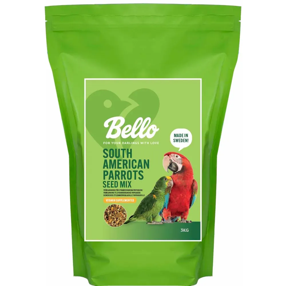Bello SørAmerikansk Papagøye Frøblanding - 3kg