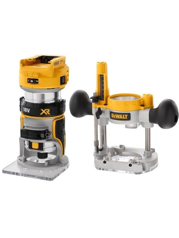 Dewalt 18V XR Brushless 8mm (1/4") Router - Bare Unit