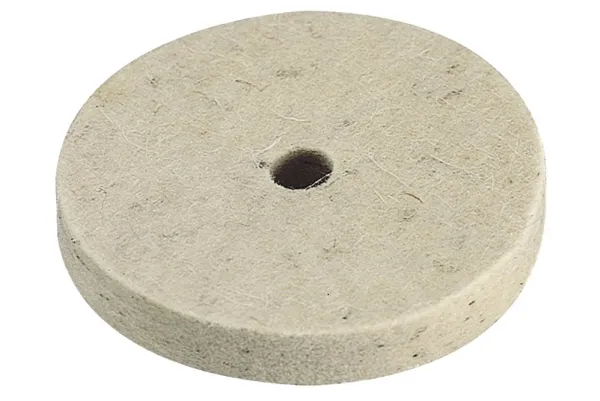 Wolfcraft Poleringsskive - filt - 75x10x10 mm