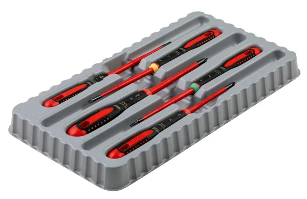 Skrujernsett VDE 1000V LK/PZ/TX, 5stk