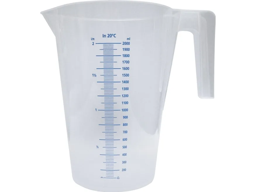Målebeger transparent PP 0,5 l