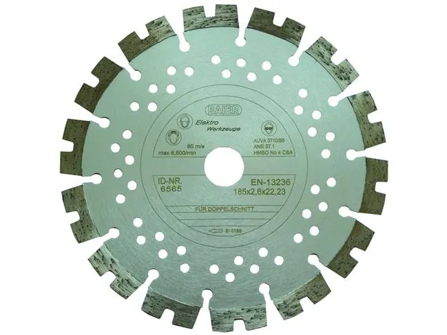 Baier diamantskjæreblad allround 'sølv' 185mm