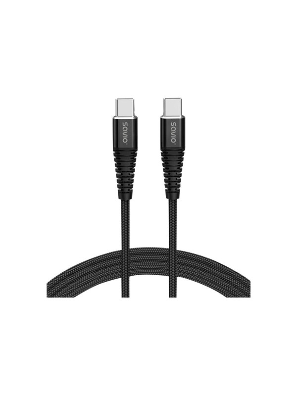 Savio - USB-C cable - 24 pin USB-C to 24 pin USB-C - 1 m
