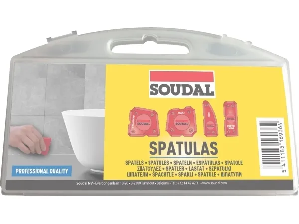 Soudal fugespartel, sett 4 stk