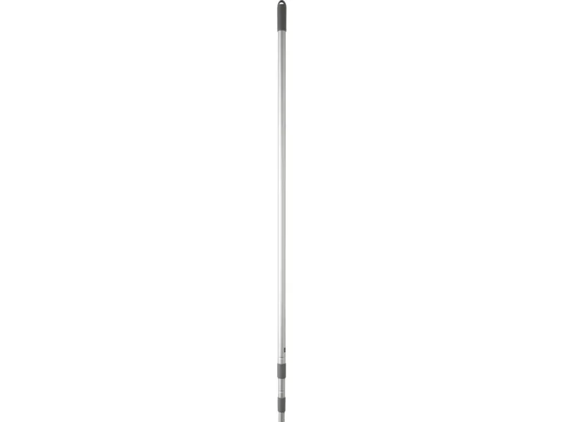 Teleskopskaft med klikk, ø29×1490-4000 mm, alu/grå