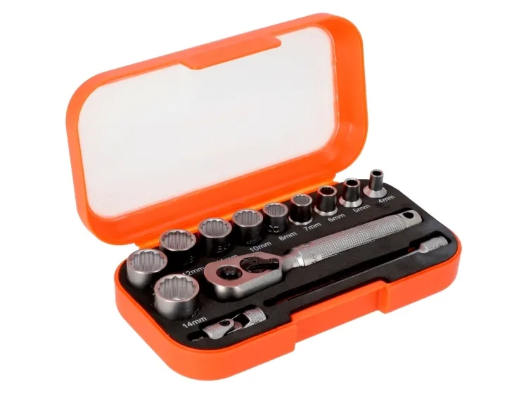 Topnøkkelsett S13MC10.5 1/4", 13 deler