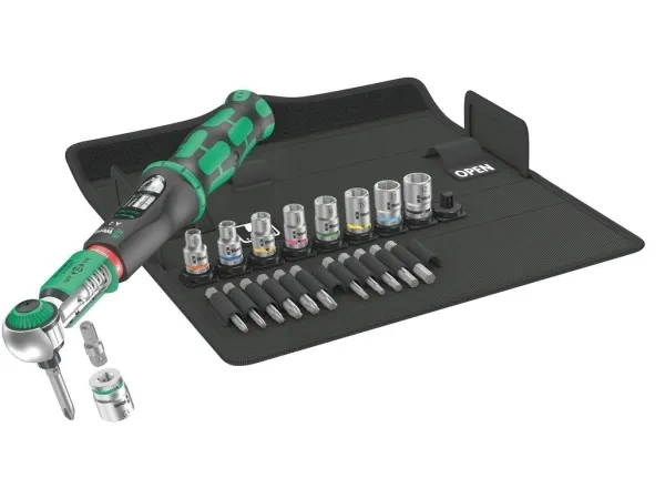Momentnøkkelsett Safe-Torque A2 1/4" 2-12Nm, 23 deler