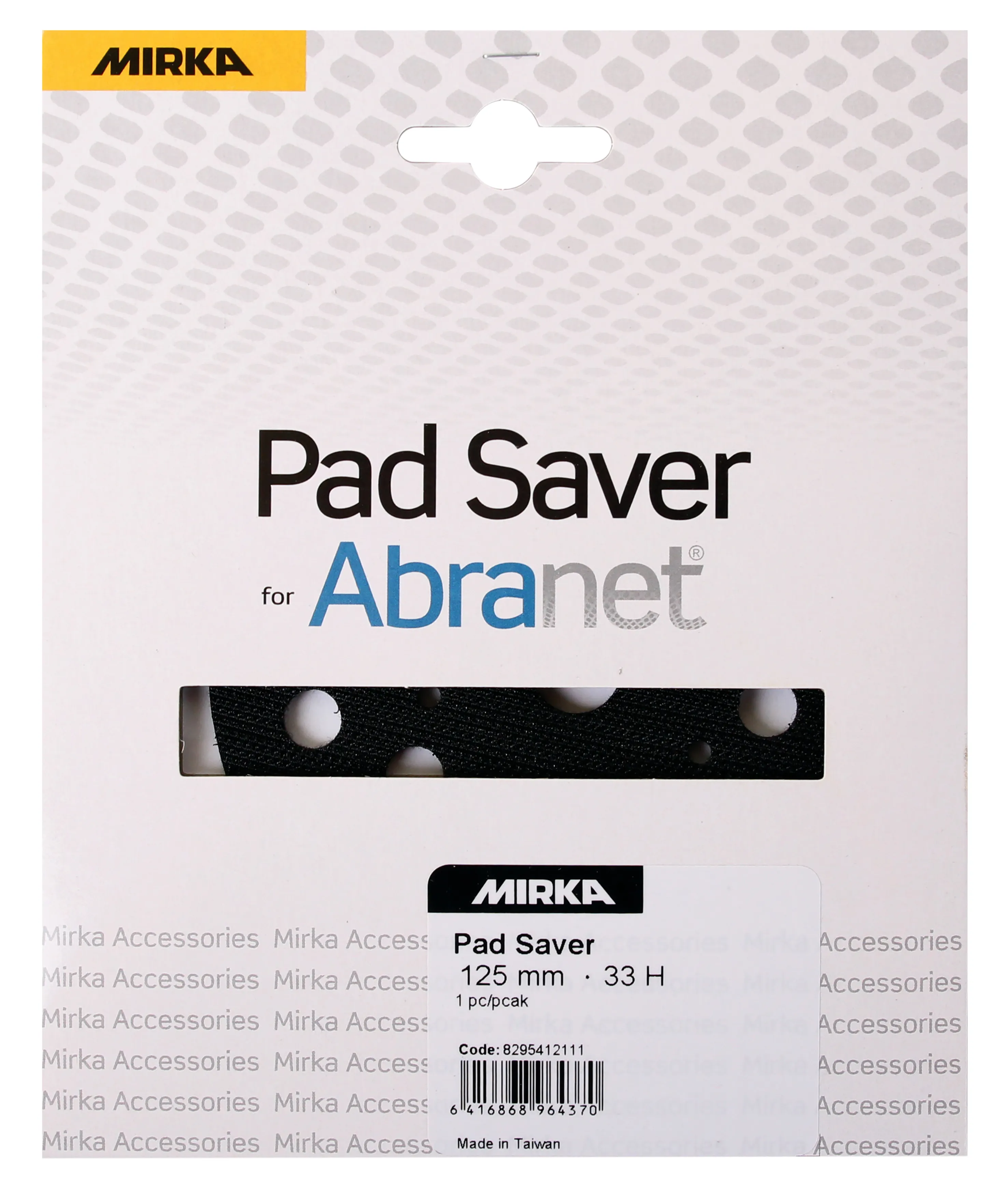 Mirka Pad Saver for rondeller med 33 huller, 125 mm