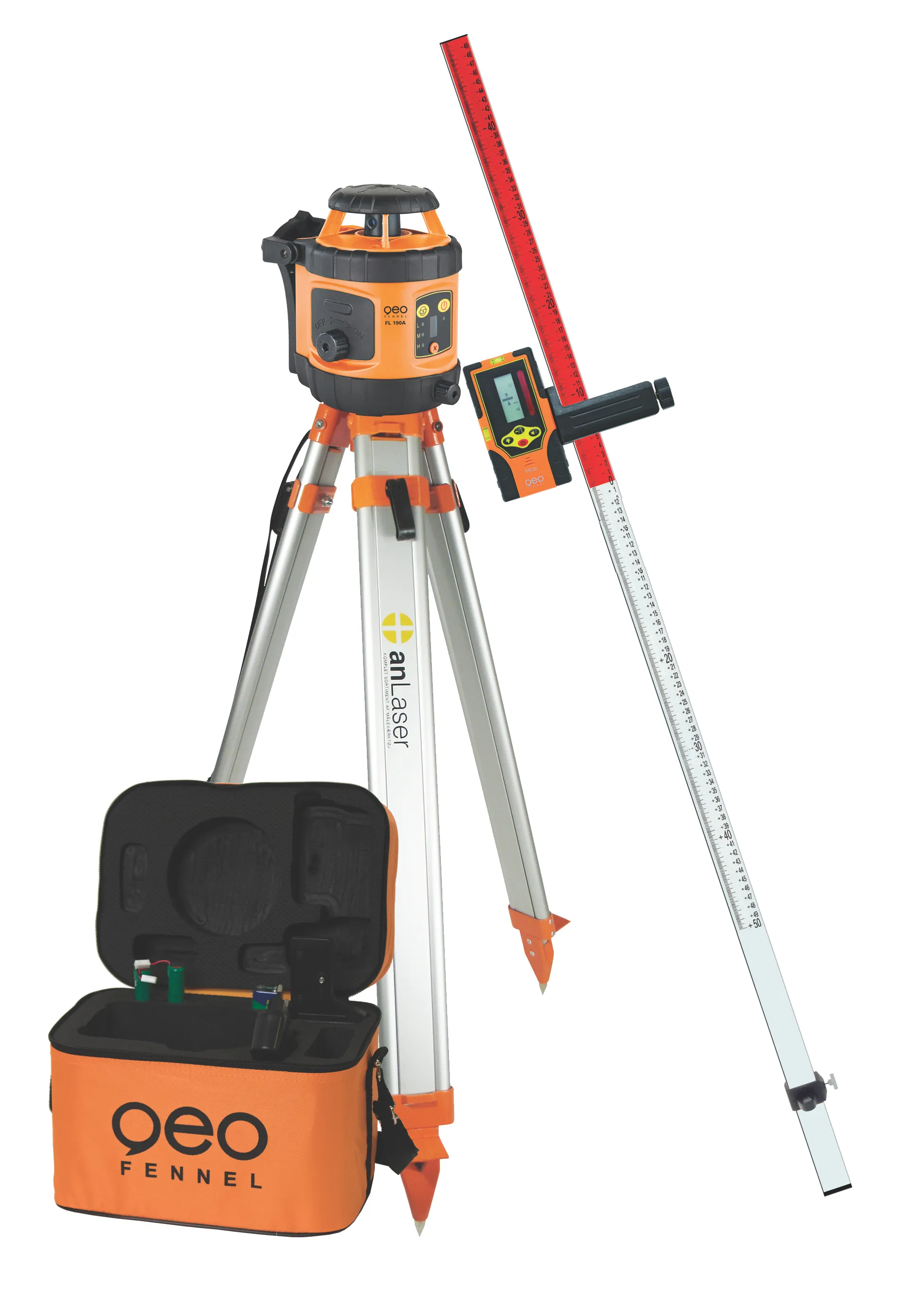 Roterende laser FL 190 A med FR 45 komplett