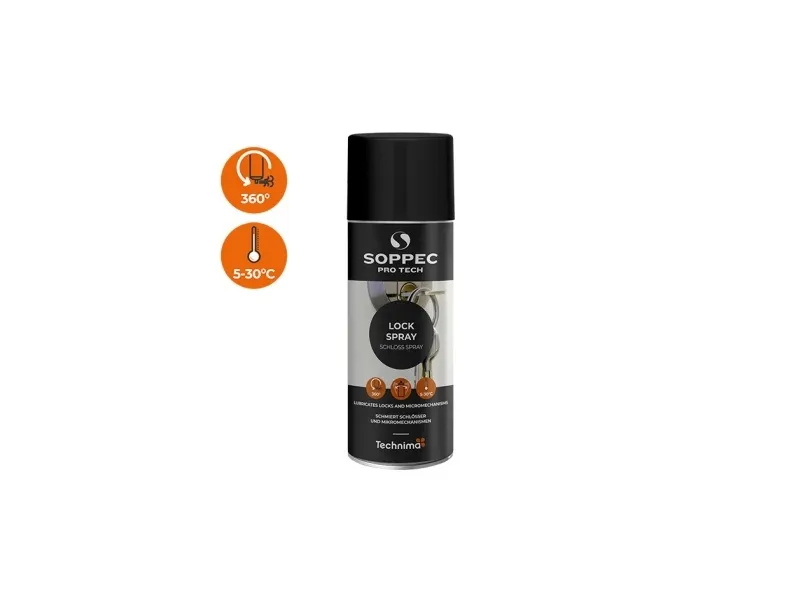 SOPPEC Pro Tech låsespray 200 ml.