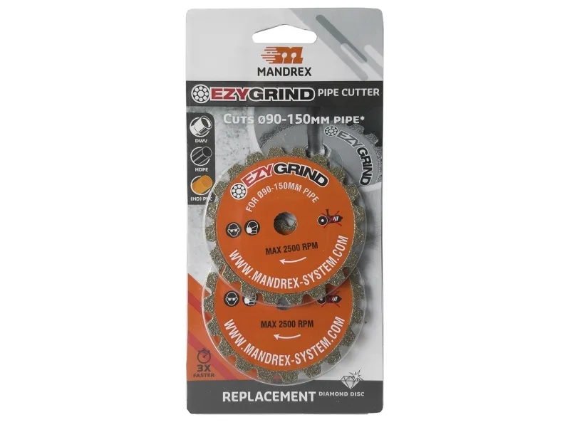 MANDREX Ezygrind skæreskive Ø90-150mm / stor (2/pk)